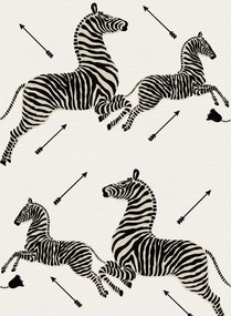 Jannelli & Volpi Carta da parati Zebras Grasscloth - 26006