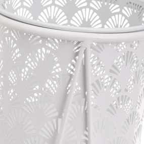 Portafiori in metallo in set di 2 pezzi ø 22 cm (altezza 40 cm) - Casa Selección