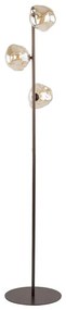 Lampada da terra LAVA 3xG9/8W/230V bronzo/beige fumé