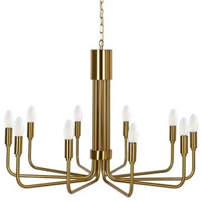 Elanova 10 Lampadario Brass - Lindby