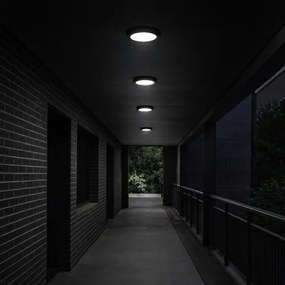 Rabalux 75075 - Plafoniera LED per bagno SHAUN PLUS 24W/230V Ø 22 cm IP44 nera