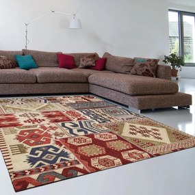 Tappeto Modern kilim orientale multicolor, L 285 x L 200 cm