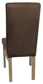 Sedia da pranzo ALISON marrone/faggio