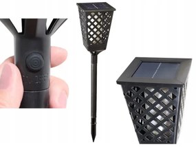 Lampada solare LED con sensore LED/0,6W/5,5V IP65 2000 mAh 107 cm nera