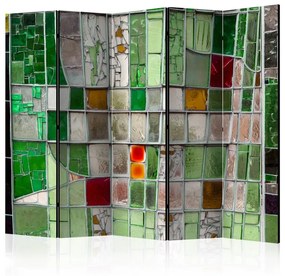 Paravento  Emerald Stained Glass II [Room Dividers]  Colore ---, Dimensioni e Misure 225x172