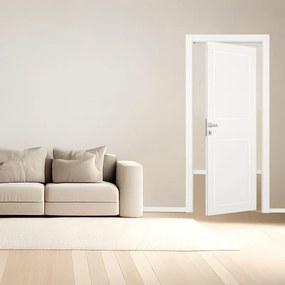 Porta rototraslante Style bianco L 80 x H 210 cm reversibile