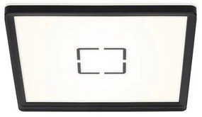 Plafoniera LED design Free, nero 29.3x29.3 cm, luce naturale