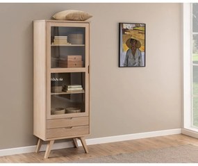 Vetrina in rovere 72x190 cm A-Line - Actona