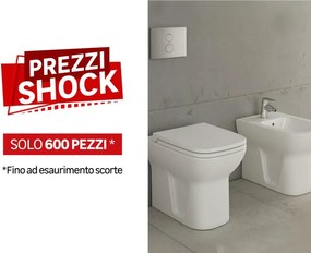 Coppia sanitari scarico a pavimento VITRA S20 bianco lucido WC: P 54 x L 36 x H 40 cm, bidet: P 54 x L 36 x H 40 cm