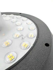 Lampione Solare da Giardino 2000 Lumen "LMS-2000" Palo Incluso