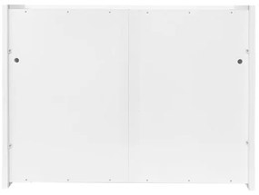 Pensile bagno Essential in truciolare SENSEA, 2 ante apertura da destra e sinistra P 17 x L 76.1 x H 58 cm