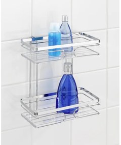 WENKO 20410100-Scaffale PREMIUM in acciaio inossidabile 24x27 cm inossidabile/argento