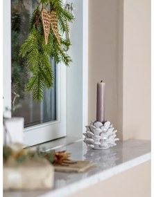 Portacandela in gres Pine – Bloomingville