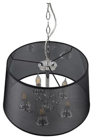 Reality - LED Lampadario a sospensione con catena CIMA 5xE14/40W/230V nero