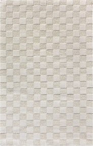 OVIEDO - tappeto in lana avorio con decoro