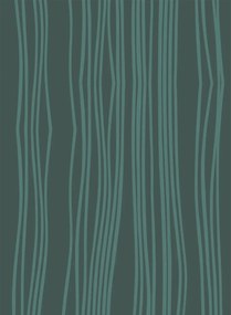 Coordonne Tapete Tectonic Faults - Malachite