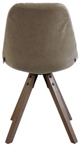 MARGOT - sedia moderna con gambe in legno