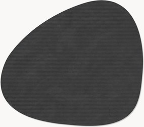 Set di 4 tovagliette americane in pelle fatte a mano Curve
