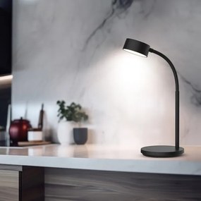 Solight WO3000-B- Lampada da tavolo LED dimmerabile LED/4,5W/5V 3000/4000/6500K nero