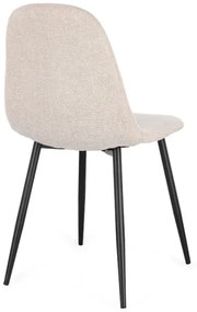 Sedia Da Pranzo Per Interni New Irelia Nero E Beige Bizzotto