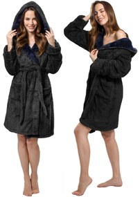 Accappatoio Jordan Navy Grey M