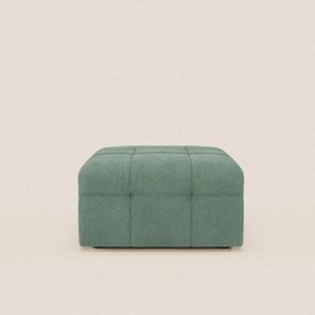 Mosaic pouf e modulo in bouclé - 96x77 cm design capitonné in tessuto smacchiabile T21