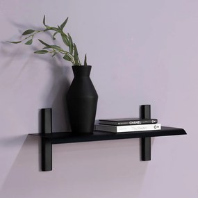 Mensola nera in metallo 60 cm Hola – Spinder Design