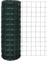 Recinzione Europea in Acciaio 25 x 1,5 m Verde cod mxl 68723