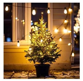 Brilagi - Ghirlanda natalizia LED da esterno 10xLED/3xAA 3,2 m IP44 bianco caldo