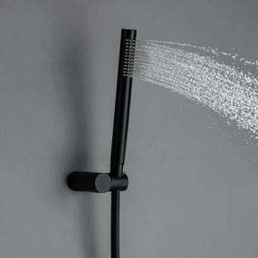 Doccino tondo in ottone nero opaco monogetto anticalcare