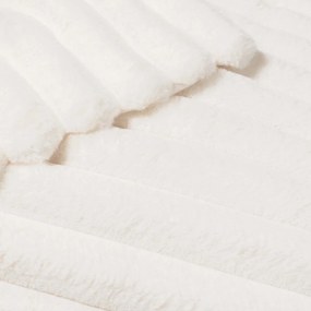 Coperta color crema in micropile 180x220 cm Boudoir – douceur d'intérieur