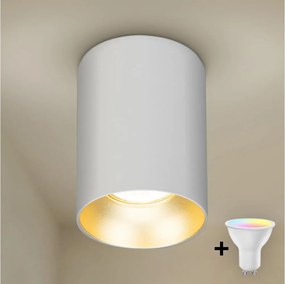 Brilagi - Faretto LED RGBW dimmerabile TRINE 1xGU10/6W/230V bianco/oro