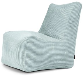 Puof a sacco color menta con rivestimento in velluto a coste Seat Lounge – SLOWDOWN