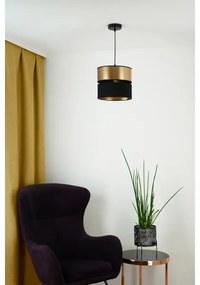 Brilagi - Lampadario a sospensione con filo ROYAL 1xE27/15W/230V diametro 25 cm nero/oro