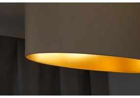 Duolla - Lampadario a sospensione con filo OVAL VEGAN 2xE27/15W/230V color crema