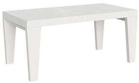 Tavolo allungabile Spimbo in diverse dimensioni e finiture, Bianco Frassino / 90x180/440 cm