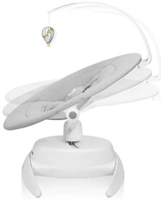 Lionelo - Dondolo per bambini con melodia IRIS Grey Concrete