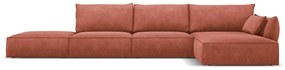 Divano angolare rosso (angolo destro) Vanda - Mazzini Sofas