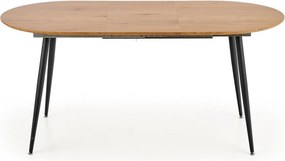 Tavolo allungabile Colorado in rovere dorato - L120/160/160xl80xh74 cm
