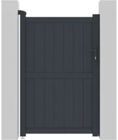 Porta Cancello in alluminio Maurice 101.2x155.9 cm colore Grigio