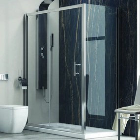 Box doccia 70x100 apertura scorrevole vetro anticalcare KF5000S - KAMALU