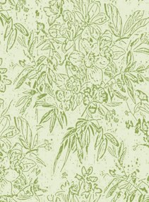 Mindthegap Tapete Cherry Orchard - Green/ Beige