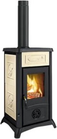 Stufa a legna Gemma 7 kW Panna - La Nordica