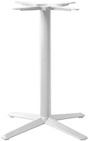 Base per tavolo BA 006B in ghisa bianco L 60 cm