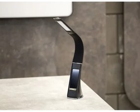 Brilagi - Lampada da tavolo dimmerabile a LED con display PELLE LED/7W/230V nero