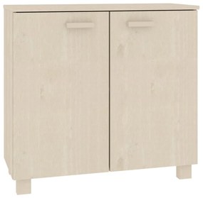 Credenza HAMAR Miele 85x35x80 cm in Legno Massello di Pino