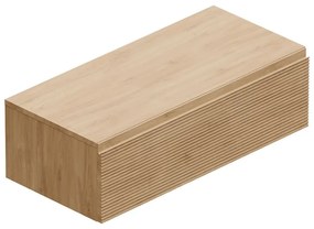 Mobile da bagno sotto lavabo Step rovere L 100.3 x H 30 x P 46 cm 1 cassetto, lavabo non incluso