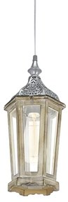 Eglo 49206 - Lampadario KINGHORN 1xE27/42W/230V