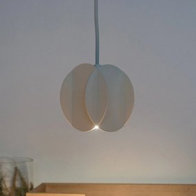HELAM Lampada a sospensione GAMBIT, bianco crema, Ø 10 cm, metallo, GU10