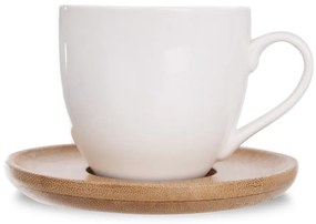 Set di 6 tazze in porcellana bianca da 125 ml Whiteline - Orion